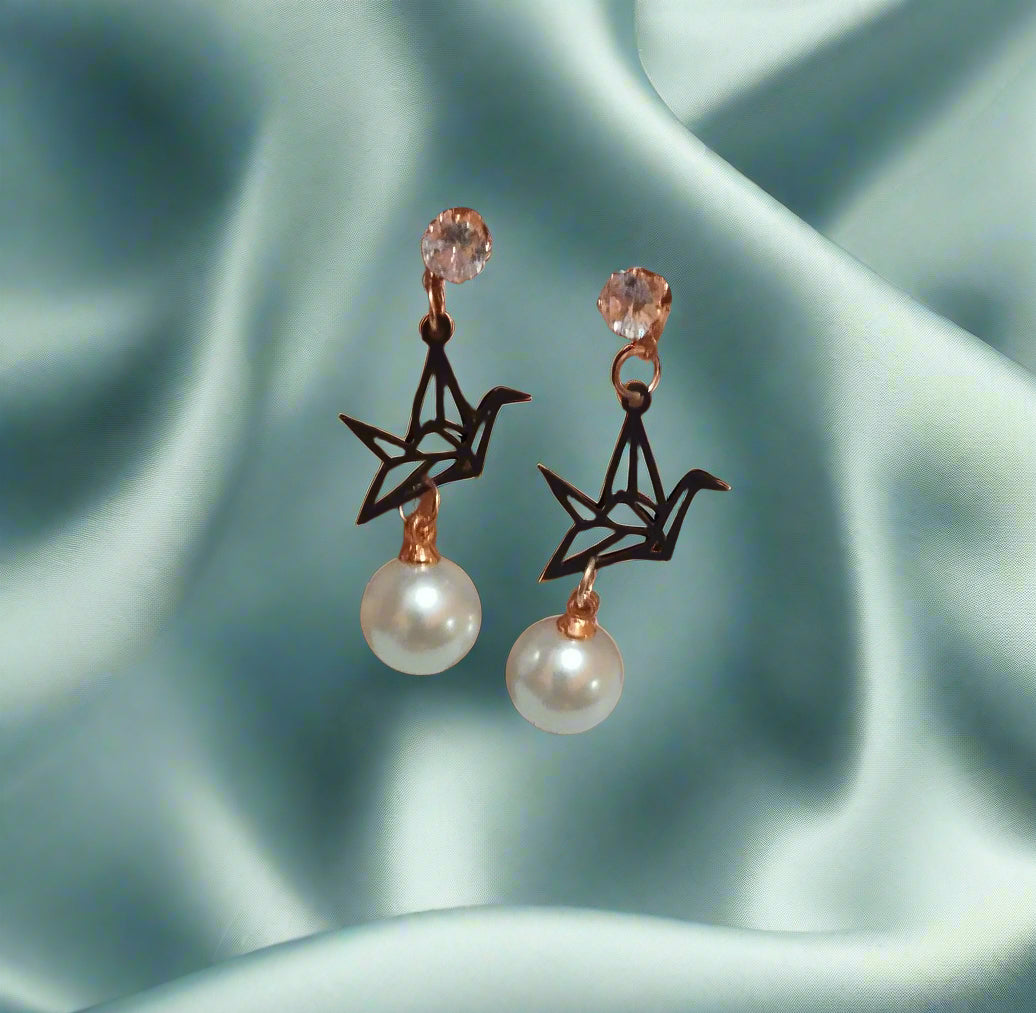 Trendy light weight shiny earring with korean western stylish danglers-f-BELK007f-1-PunnagaiDJ
