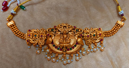Mesmerizing antique Choker lakshmi _6peacock