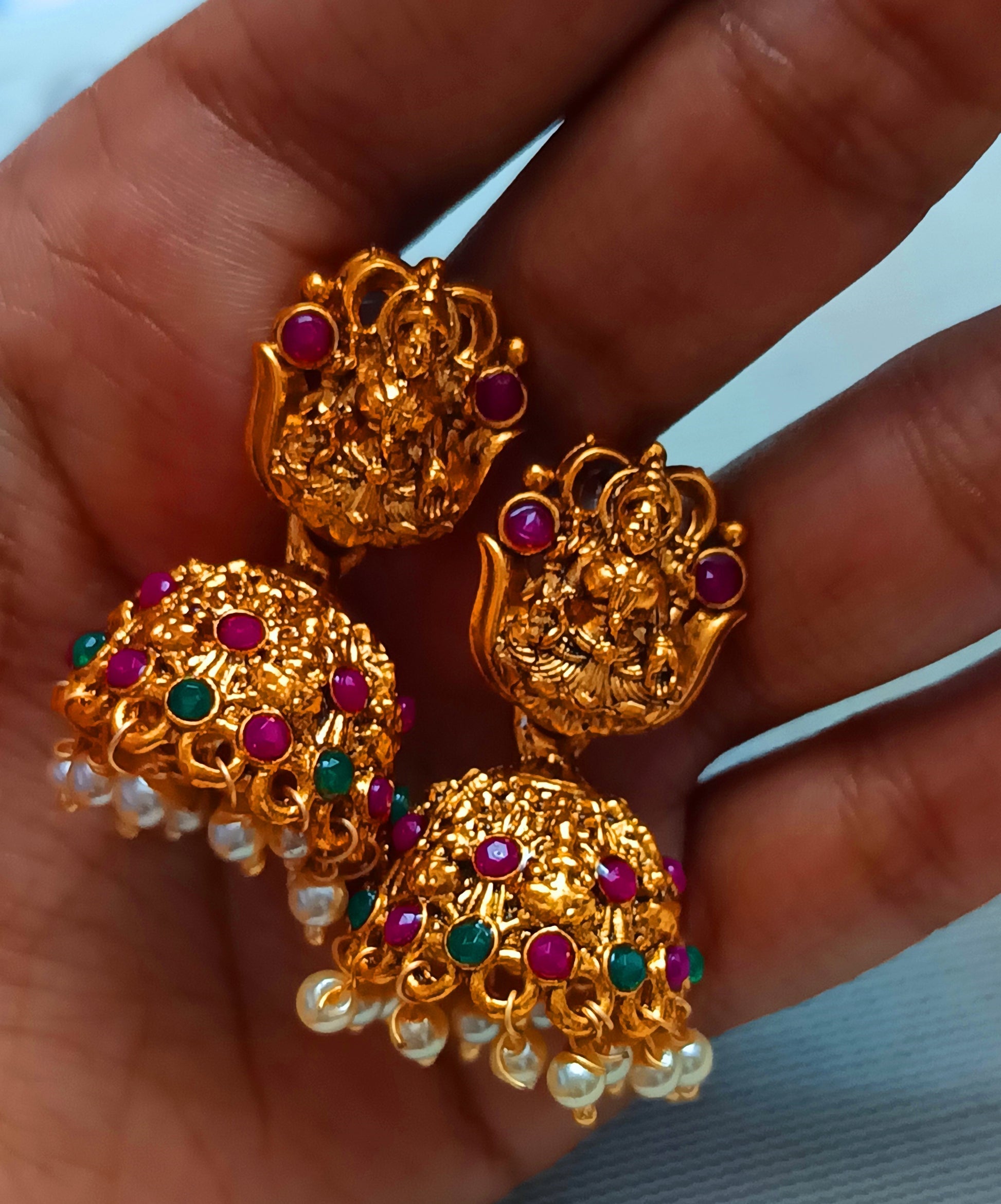 Mesmerizing antique Choker lakshmi _6peacock-PunnagaiDJ