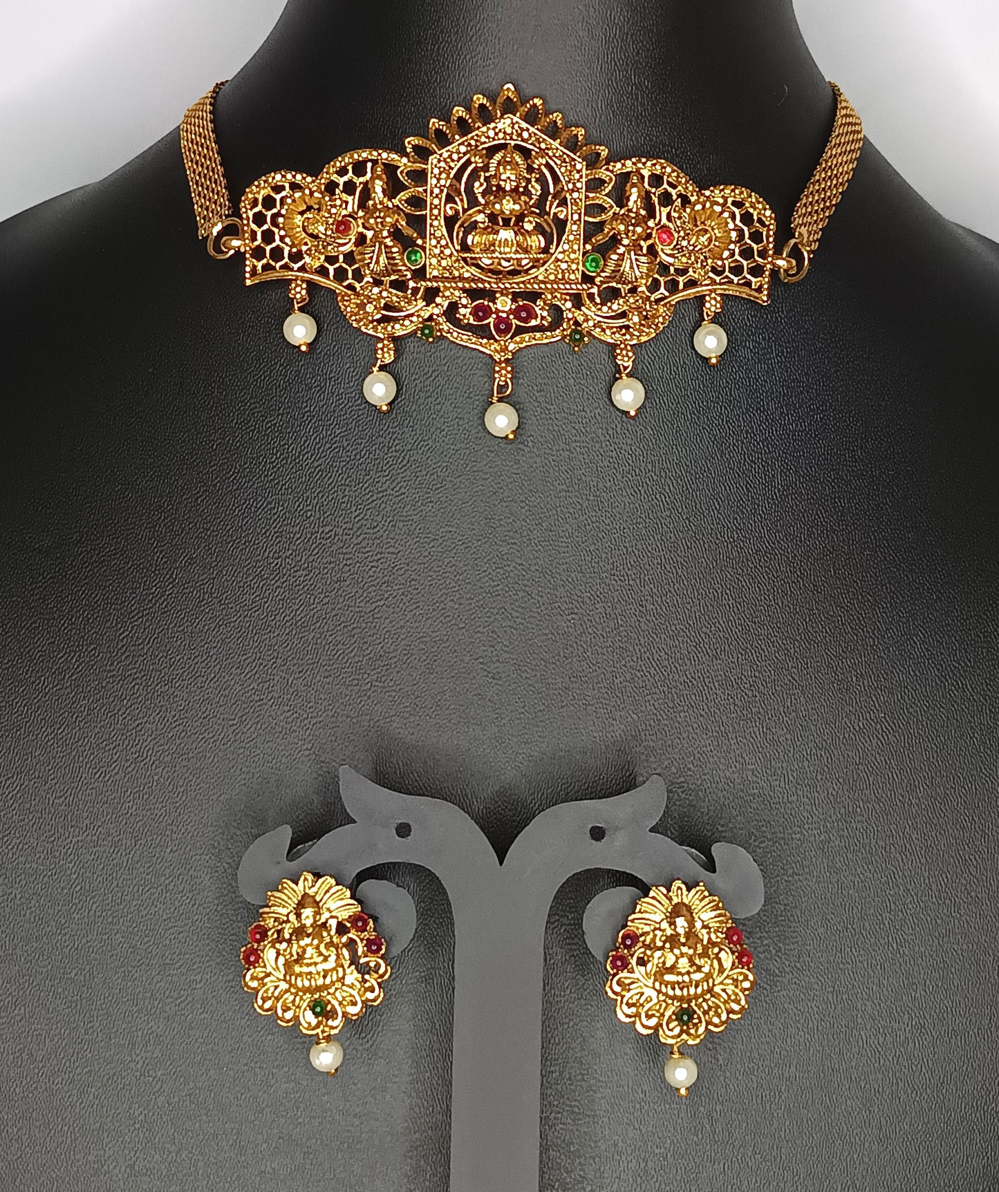 Bewitching Antique Choker lakshmi natya