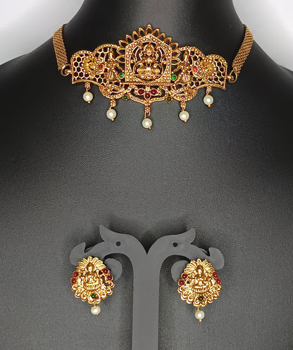 Bewitching Antique Choker lakshmi natya