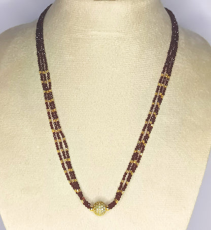 Different colors Crytal Chain with white stoned gold plated drop