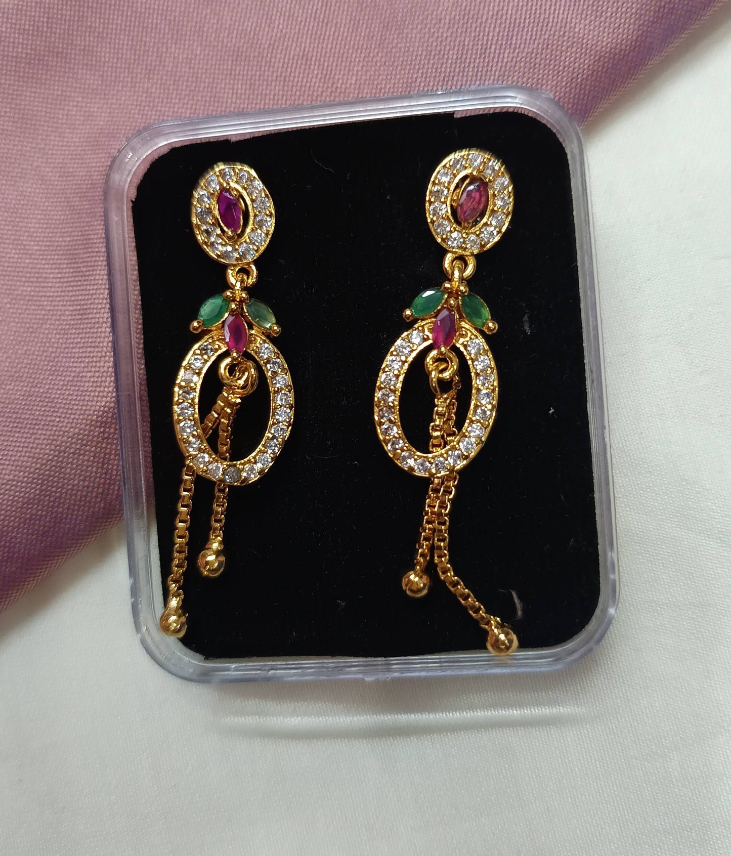 Enchanting 2string Hanging earring