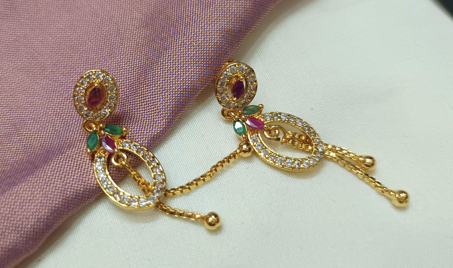 Enchanting 2string Hanging earring