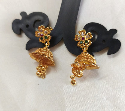 Alluring flower Jumki-Multicolr