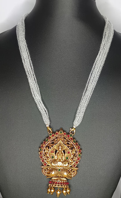 Transparent Crystal bead pendent Chain