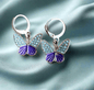 gold plated AD butterfly earrings hoop dangler
Enamel Butterfly Charms Handmade Insect Earrings
Girls college party