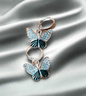 gold plated AD butterfly earrings hoop dangler
Enamel Butterfly Charms Handmade Insect Earrings
Girls college party
