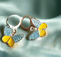 gold plated AD butterfly earrings hoop dangler
Enamel Butterfly Charms Handmade Insect Earrings
Girls college party

