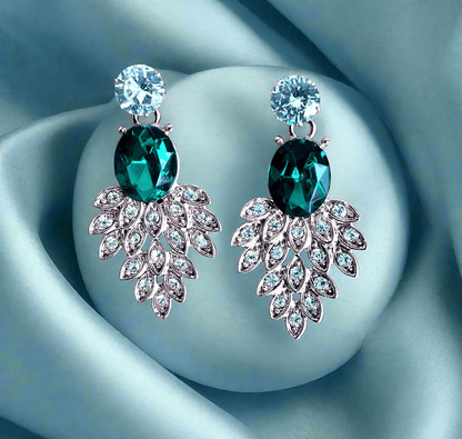 Trendy multicolor cute rose gold  earrings will make a perfect gift for your girlfriend, daughter, sister..! enough for party, office wear .korean shiny earring with western stylish danglers