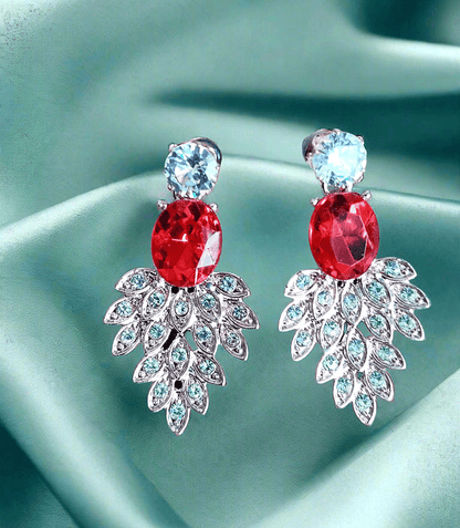 Trendy multicolor cute rose gold  earrings will make a perfect gift for your girlfriend, daughter, sister..! enough for party, office wear .korean shiny earring with western stylish danglers