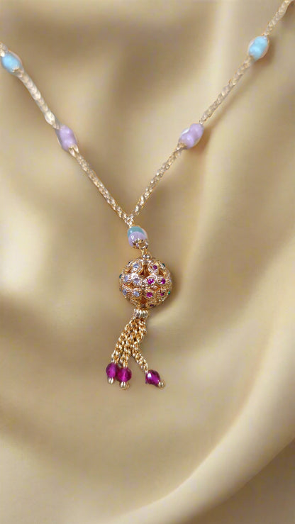 Mangalsutra light weigth Gold Chain with pendent